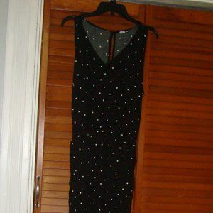 Old Navy Black with White polka dots Pant Suit XL